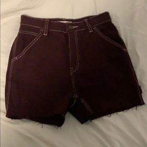 Pacsun raw hem shorts